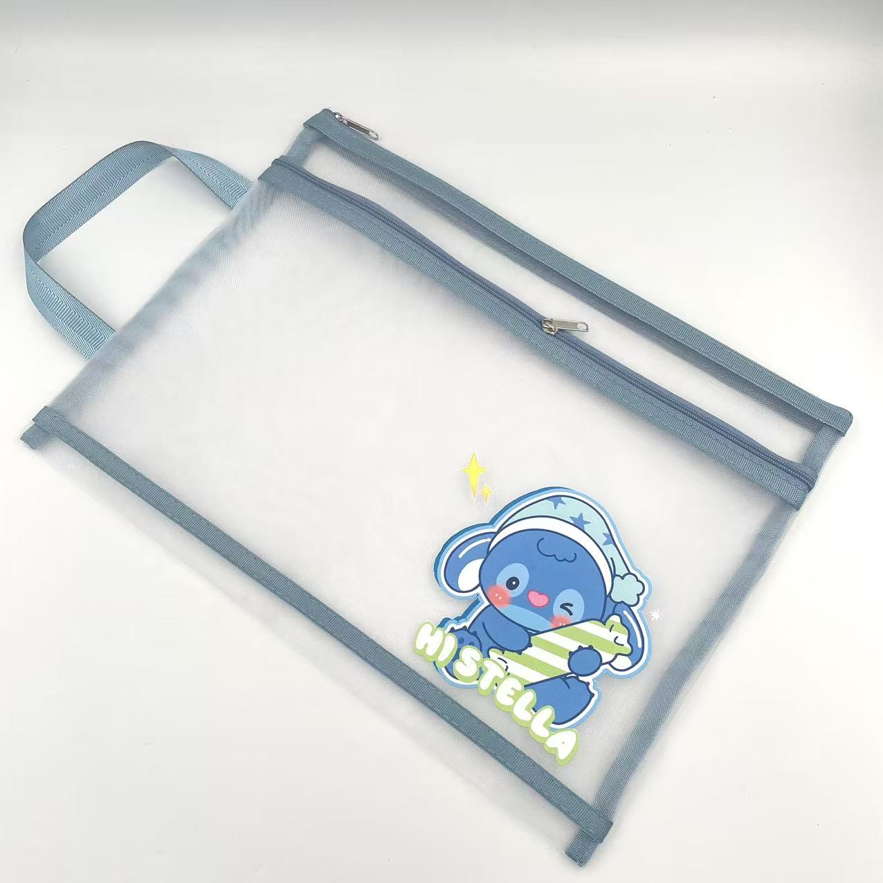 A4 double-layer zipper bags, office materials bags, net bags, file bags, factory direct sales, student test paper bags, ticket bags Application Scenario