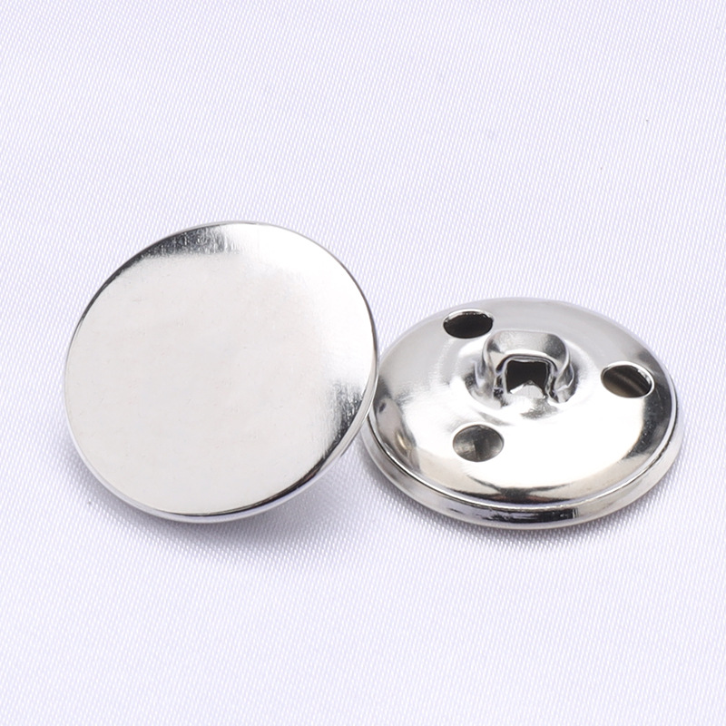 Metal buttons, hand-sewn buttons, versatile round suit jackets, decorative buttons, British-style copper leather coat buttons details Picture