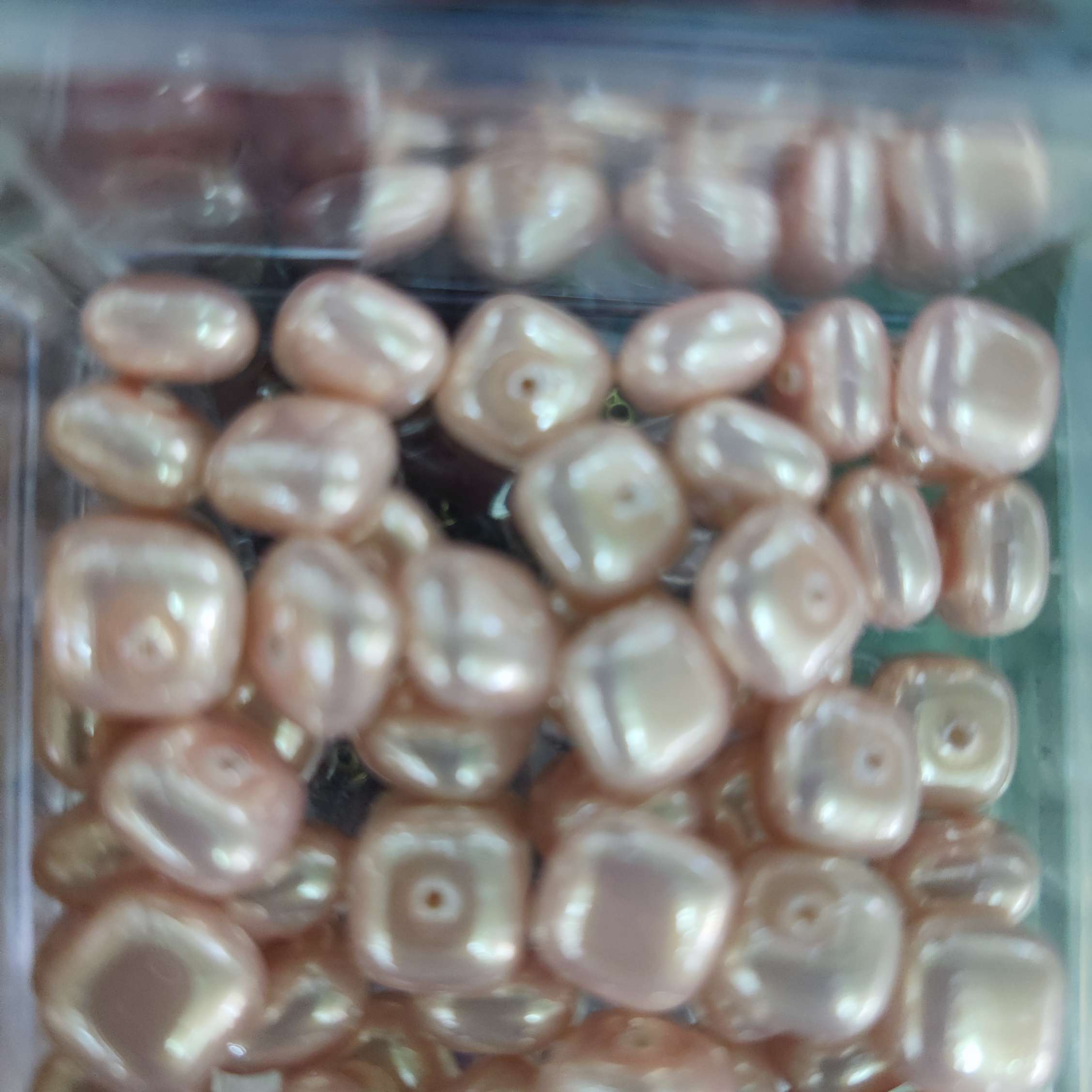 11*11mm底孔正方仿珍珠