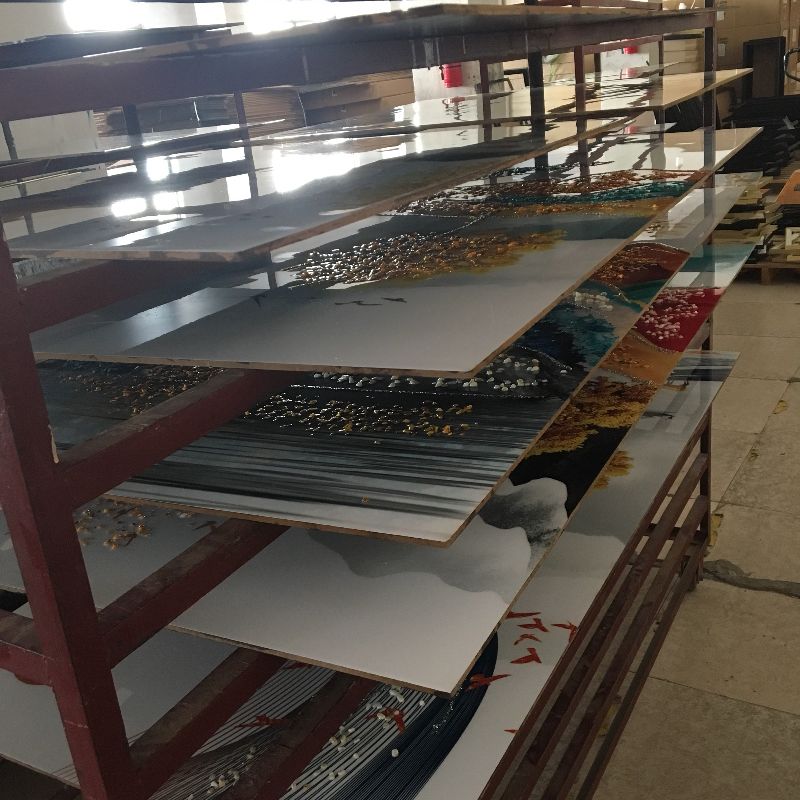 宾馆酒店挂画客房床头画铝合金画40X150cm,50X150cm装饰画产品图