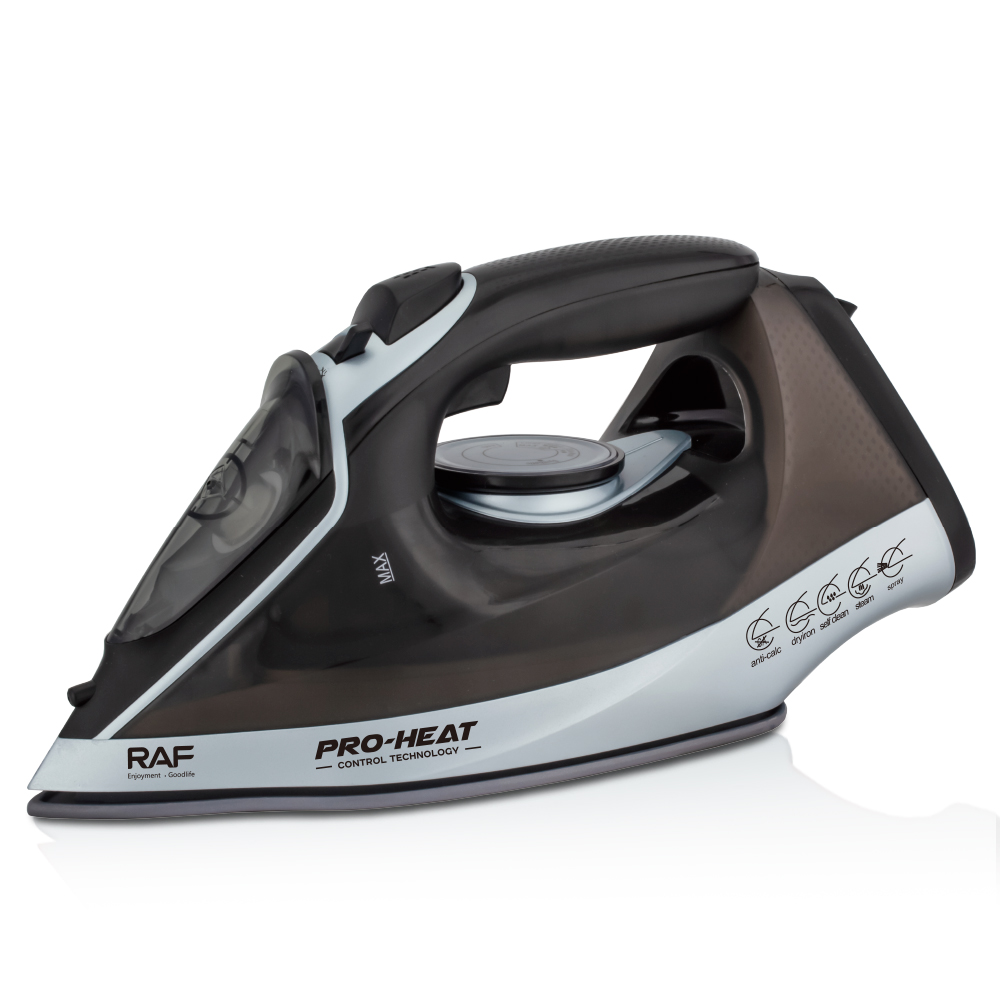 RAF European standard cross-border household 2200W steam iron, handheld hanging electric iron with wire, dry and wet dual-purpose Specification image