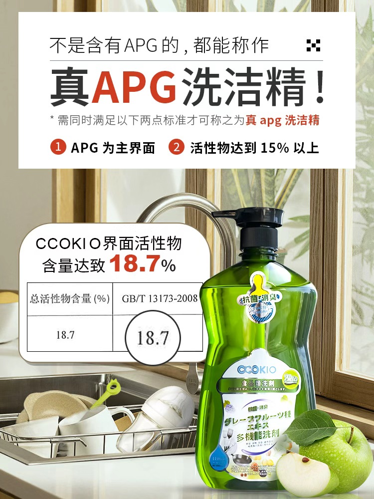 CCOKIO洗洁精1100ml详情图2