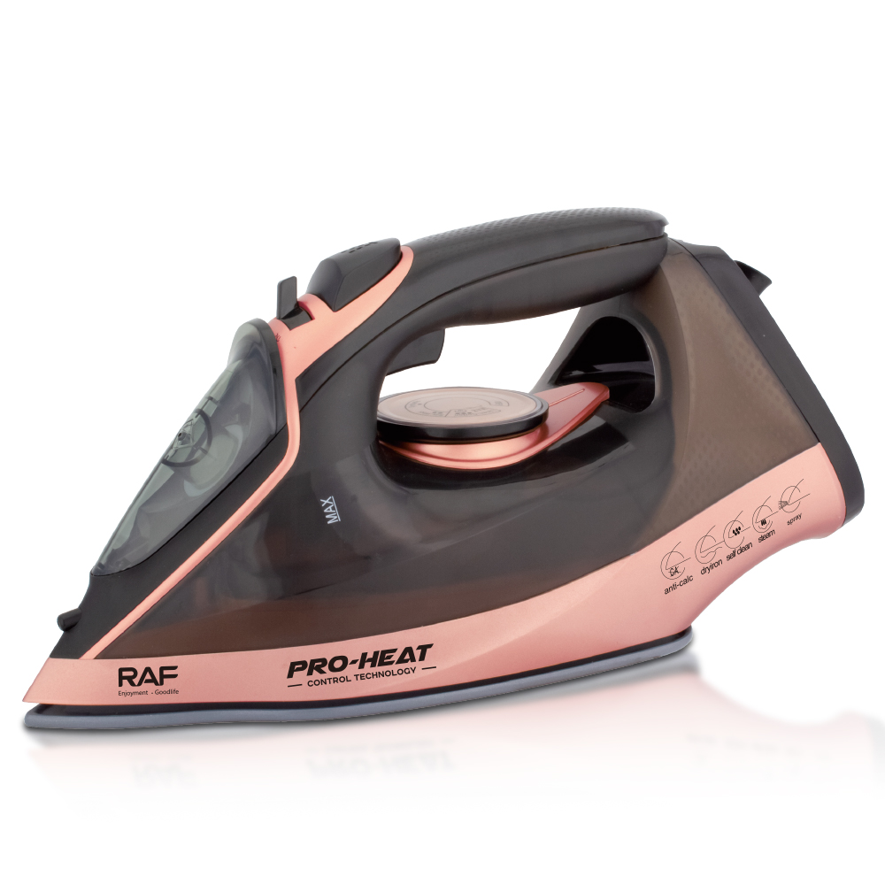 RAF European standard cross-border household 2200W steam iron, handheld hanging electric iron with wire, dry and wet dual-purpose Application Scenario