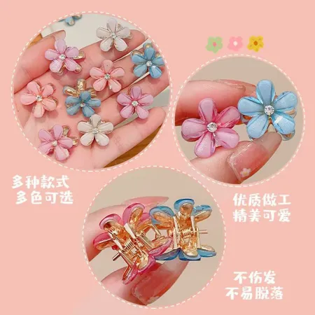 Best-selling princess hairstyle mini grab clip, internet-famous cute side bangs hairpin, high-end hair accessory Best-selling princess hairstyle mini grab clip, internet-famous cute side bangs hairpin, high-end hair accessory