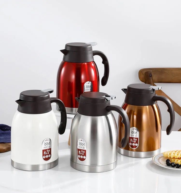 Ainuo 1.6L stainless steel insulated kettle, household hot water kettle, large capacity boiling water kettle, thermos, hot water bottle, student dormitory insulated bottle, auspicious kettle, 1218 EQ/W pic 9