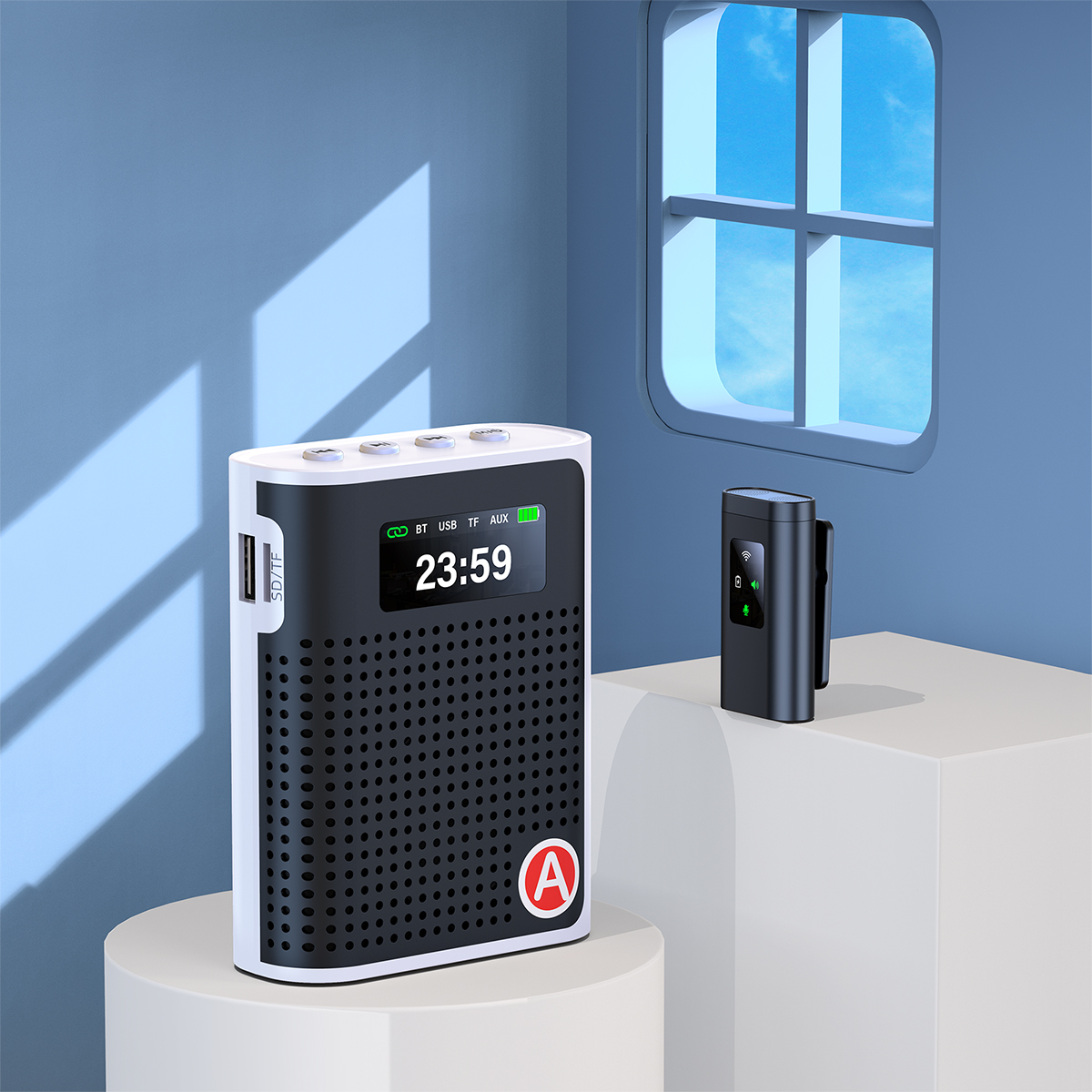 Ai intelligent loudspeaker, language translation teacher, tour guide, supermarket salesperson, special loudspeaker for cross-border use