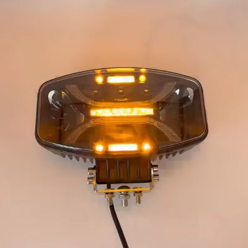 卡车9寸大货车灯大功率led工作灯探照灯欧卡沙滩车越野车前照灯详情6