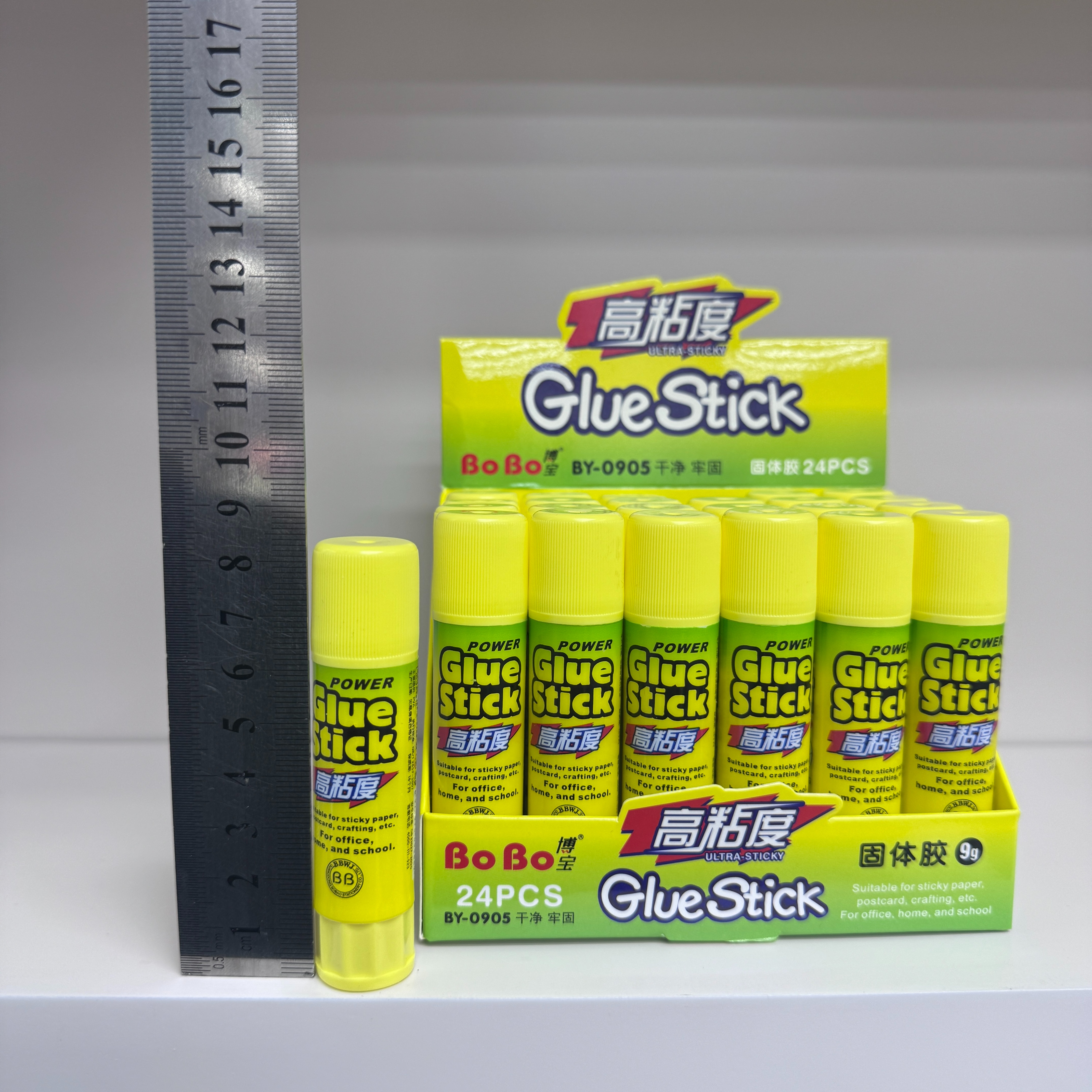 BY-0905 PVA Solid Adhesive 9g, student-specific eco-friendly solid adhesive, quick bonding, easy to use, odorless, and free of formaldehyde Item Picture