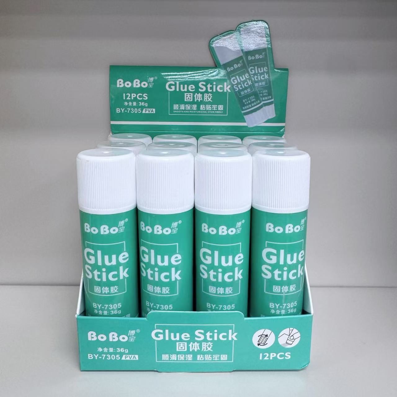 BY-7305 PVA Solid Adhesive 36g, student-specific eco-friendly solid adhesive, quick bonding, easy to use, odorless, and free of formaldehyde full figure
