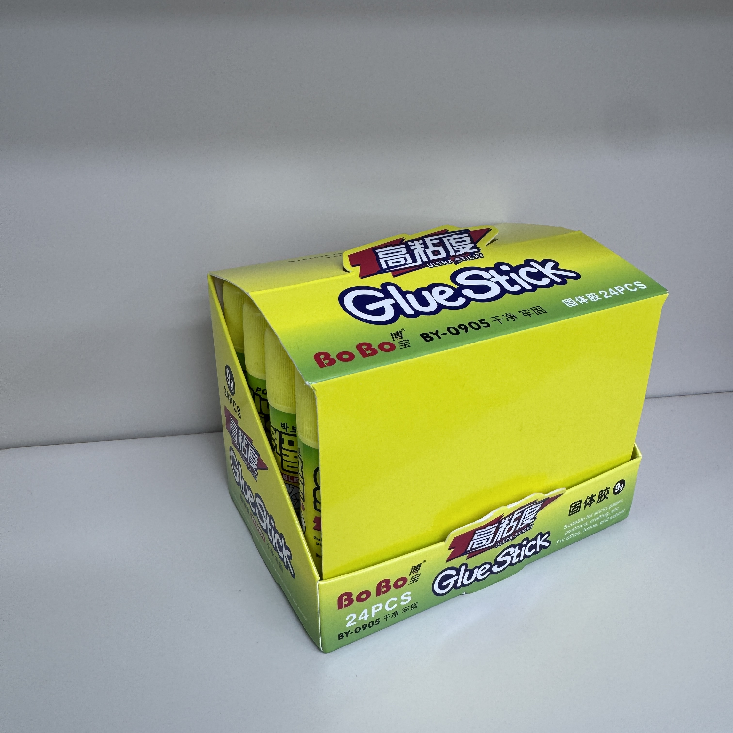 The BY-1505 PVA Solid Adhesive 15g is an eco-friendly solid adhesive specifically designed for students. It bonds quickly, is easy to use, odorless and free of formaldehyde Item Picture