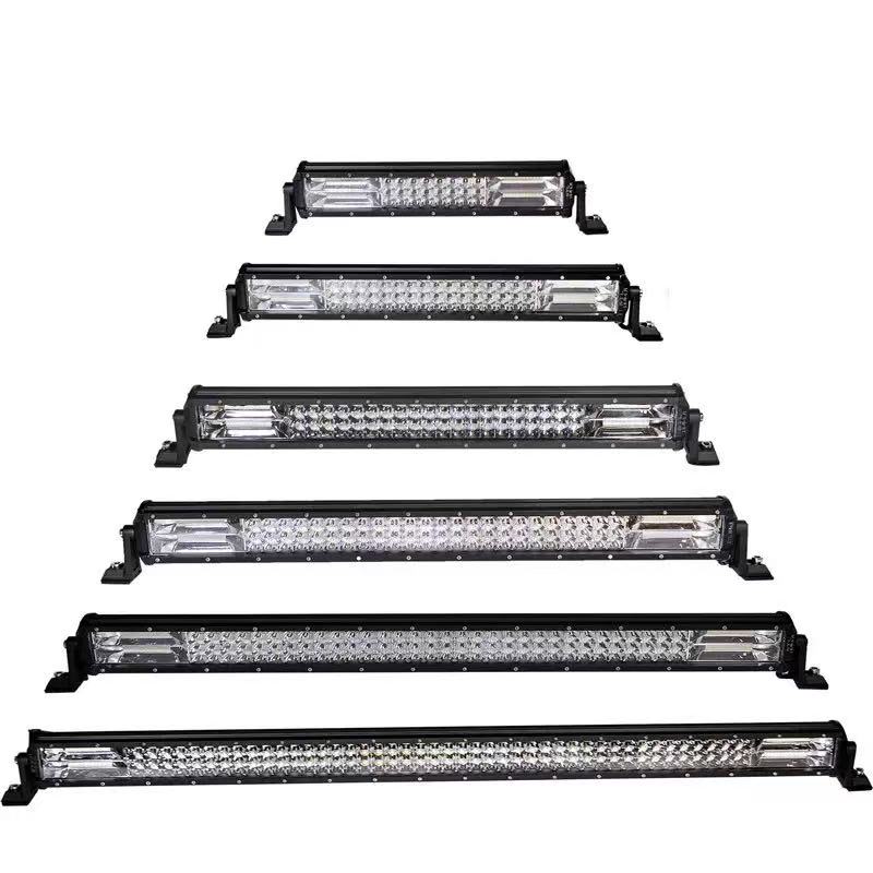 Car long strip lights, led spotlights, grille ultra-bright and strong light, truck 12-volt 24v flashing bumper lights, off-road vehicle roof headlights pic 3