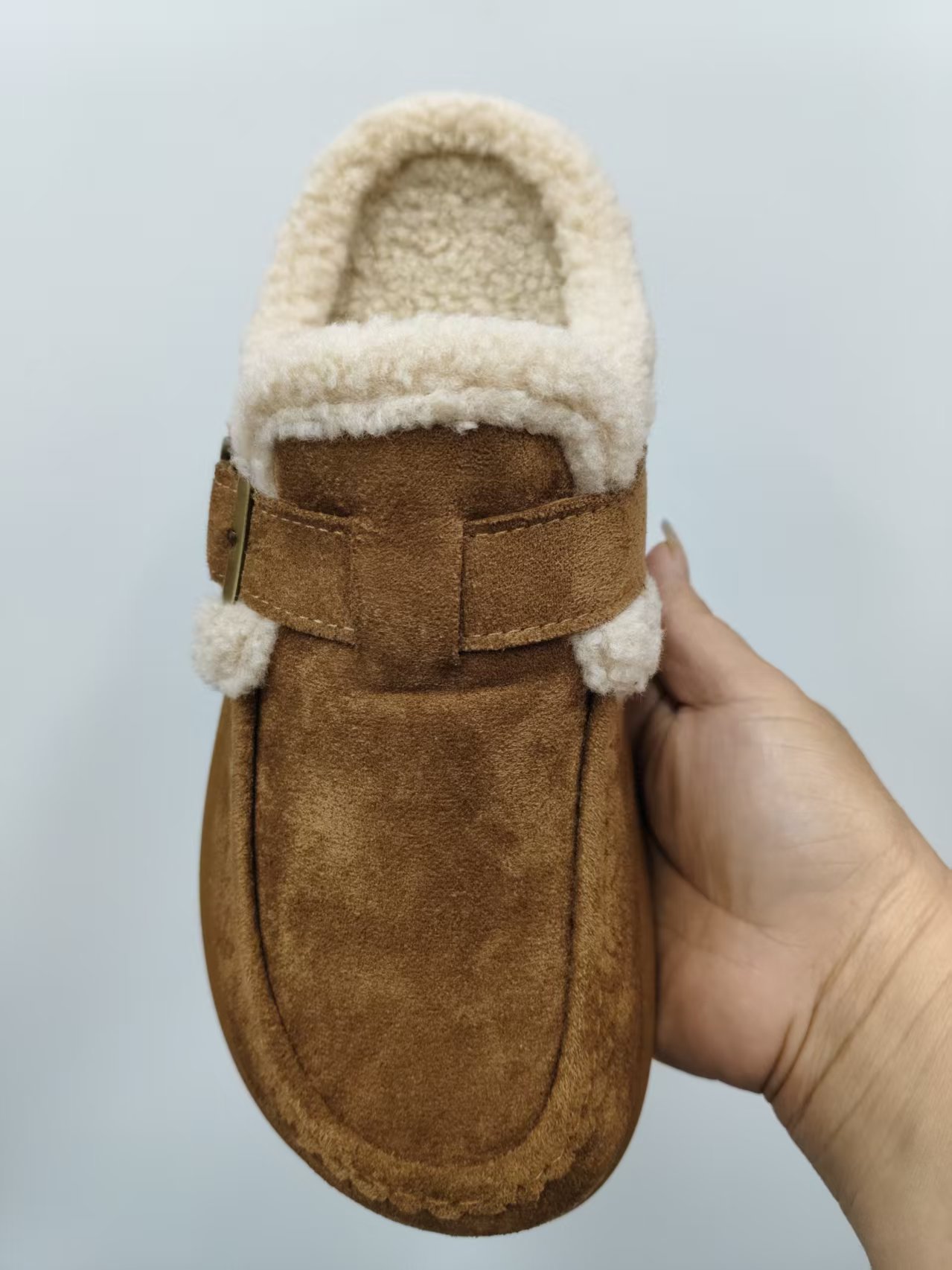 New winter style of 2011, fashionable, comfortable, trendy, warm, anti-slip, indoor and outdoor dual-purpose cotton slippers for women, size 36_40 detail image 7