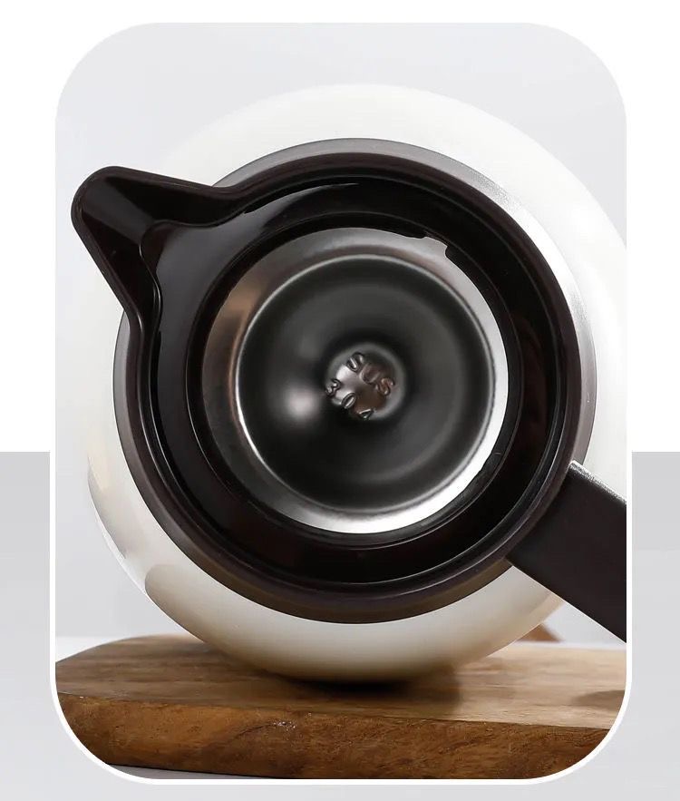 Ainuo 1.6L stainless steel insulated kettle, household hot water kettle, large capacity boiling water kettle, thermos, hot water bottle, student dormitory insulated bottle, auspicious kettle, 1218 EQ/W pic 6