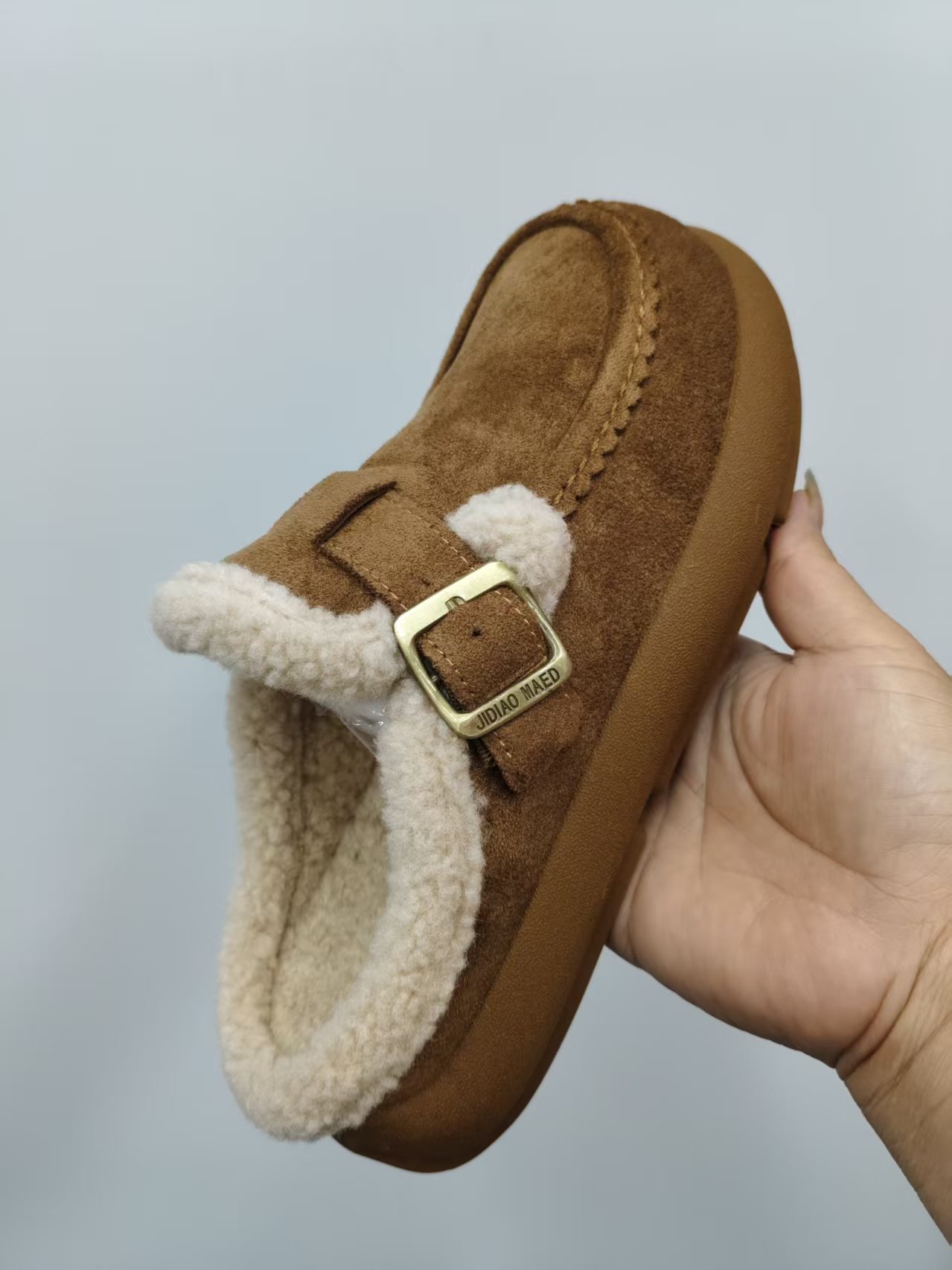 New winter style of 2011, fashionable, comfortable, trendy, warm, anti-slip, indoor and outdoor dual-purpose cotton slippers for women, size 36_40 detail image 6