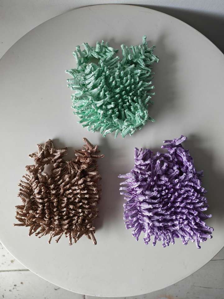 Sea urchin bag, durian bag slices, original, pure handcrafted, alternative bag, fashionable women's bag, multi-functional handbag, women's casual, versatile, trendy, lightweight, large capacity detail image 16