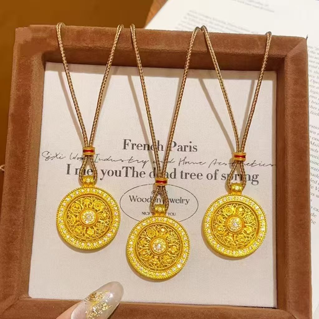 N0002-250918女项链金色ins网红潮女轻奢锁骨毛衣项链详情6