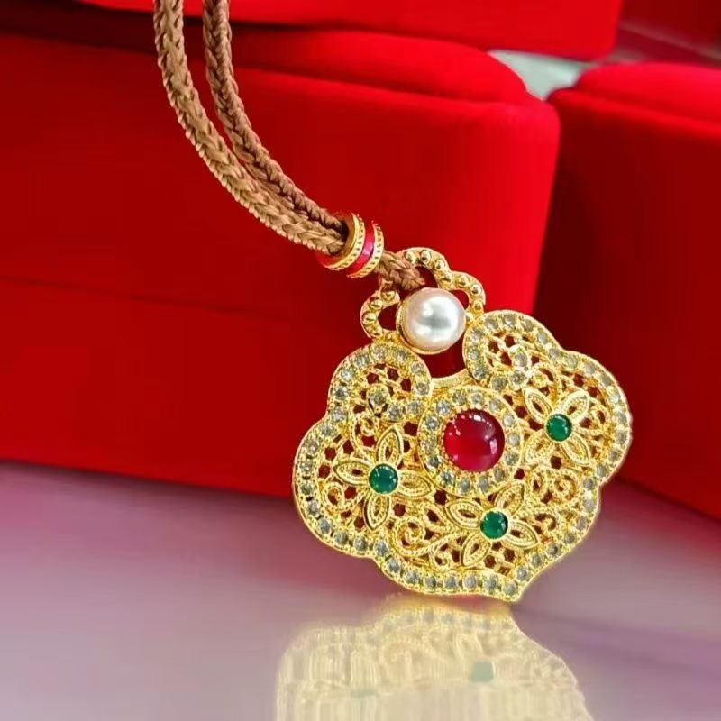 N0001-250922女项链金色ins网红潮女轻奢锁骨项链