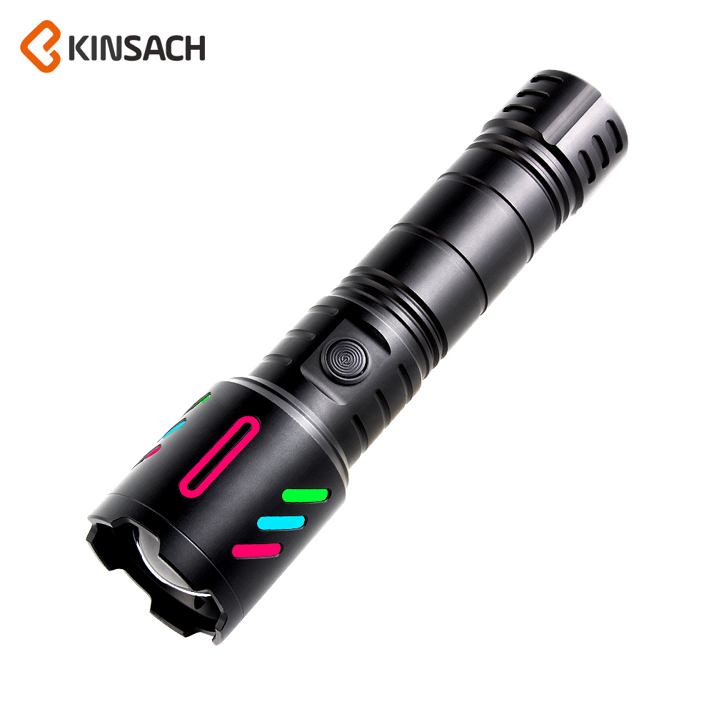 KINSACH Star Source Aluminum alloy rechargeable 15W White Laser flashlight