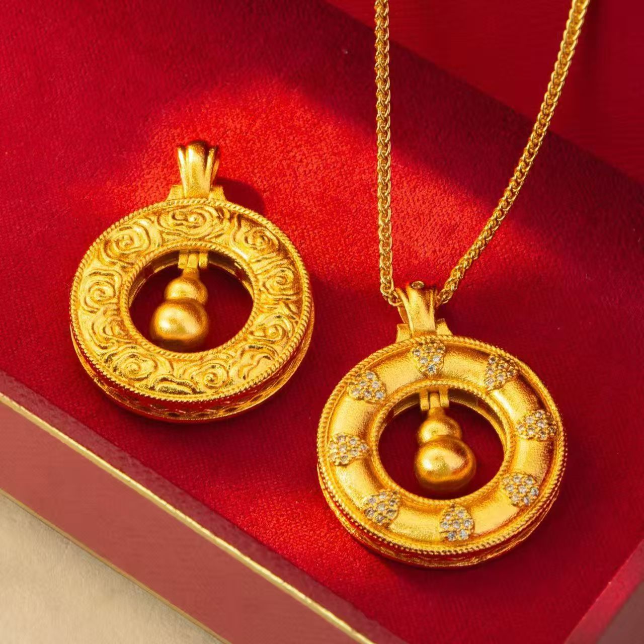 N0001-250922女项链金色ins网红潮女轻奢锁骨项链详情6