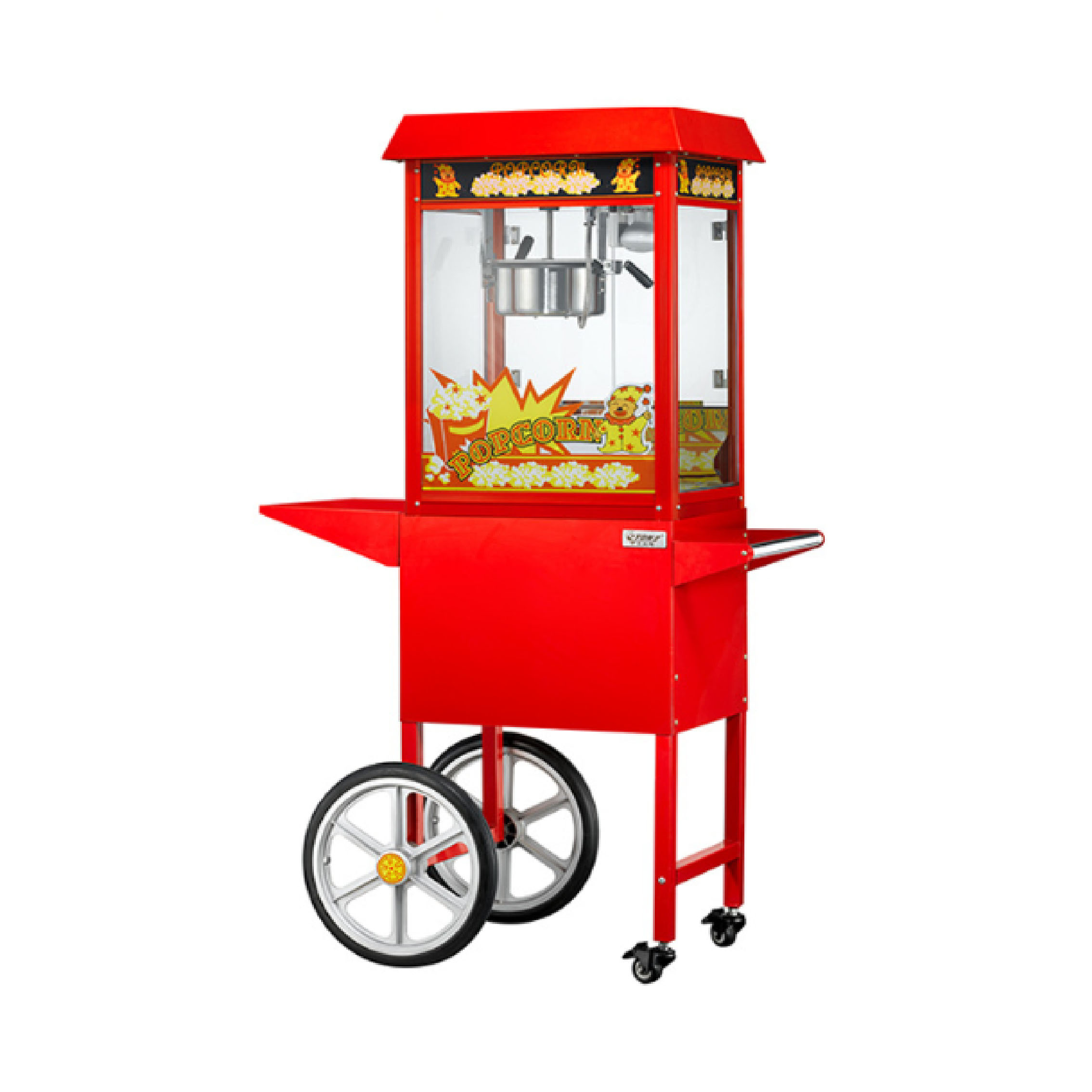 Commercial fully automatic spherical Popcorn machine POP6A Red Popcorn machine