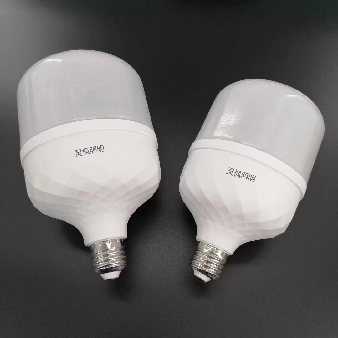 LED bulbs, plastic-coated aluminum bulbs, household energy-saving bulbs, indoor lighting, screw-top T-bulbs, constant current 20w, 30w details Picture