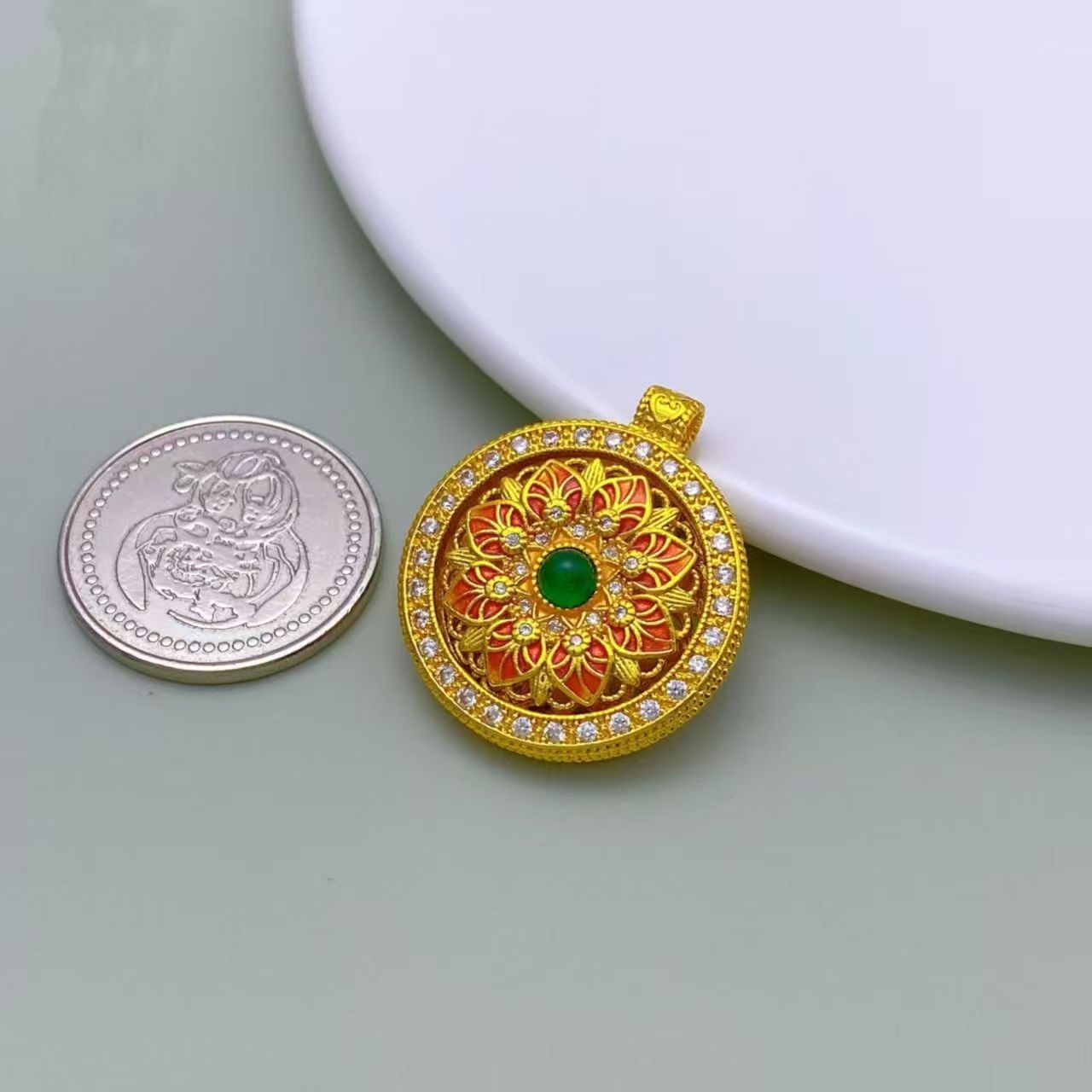 N0001-250922女项链金色ins网红潮女轻奢锁骨项链详情1