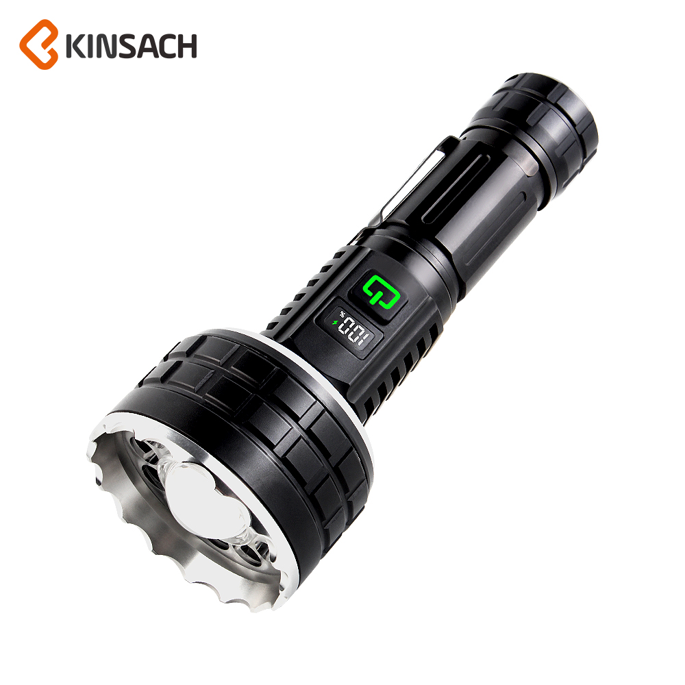 KINSACH Star Source Aluminum alloy rechargeable White Laser +XTE+2845 LED flashlight