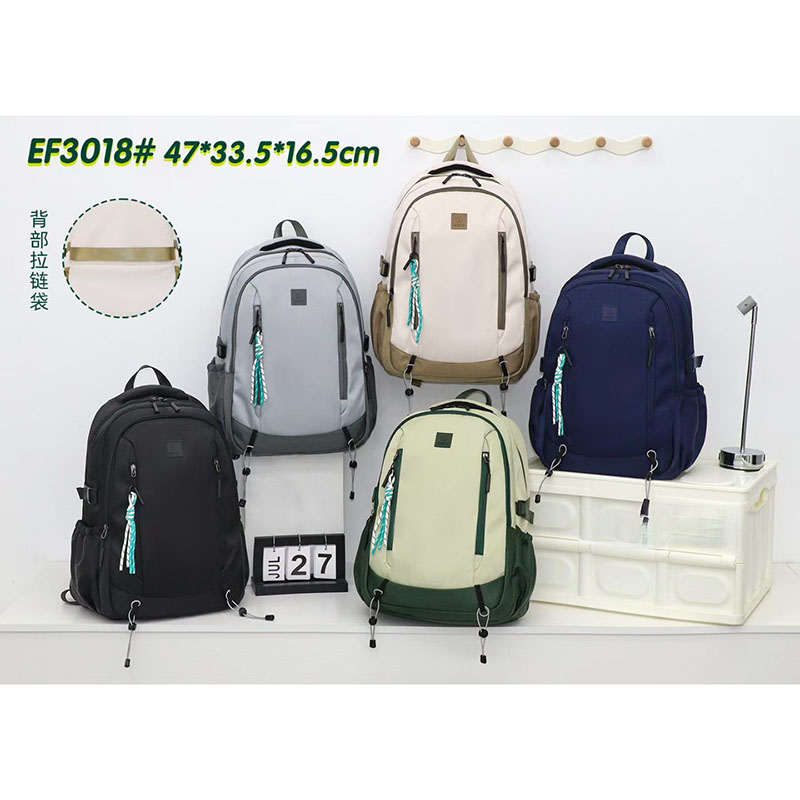 双肩包/背包/商务背包/电脑包男士/书包白底实物图