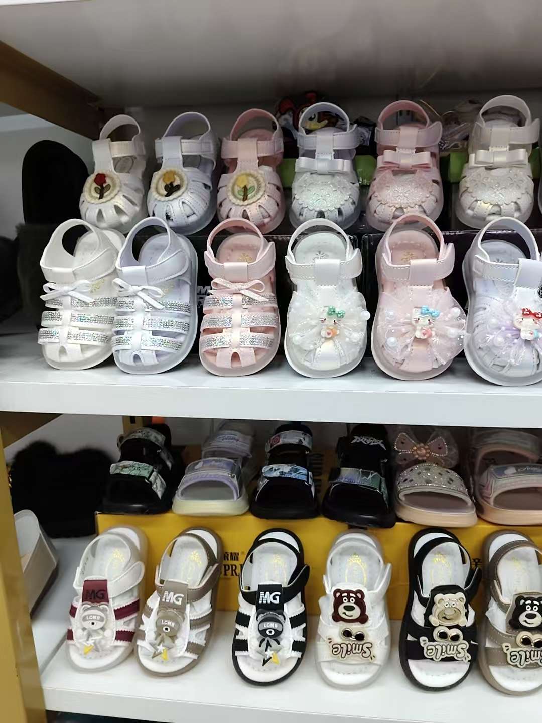 Baby's headband sandals series, illuminated, soft sole, soft upper, cartoon pattern, magic buckle, comfortable, fashionable, trendy, versatile and casual, size 15-20 baby walking shoes detail image 10