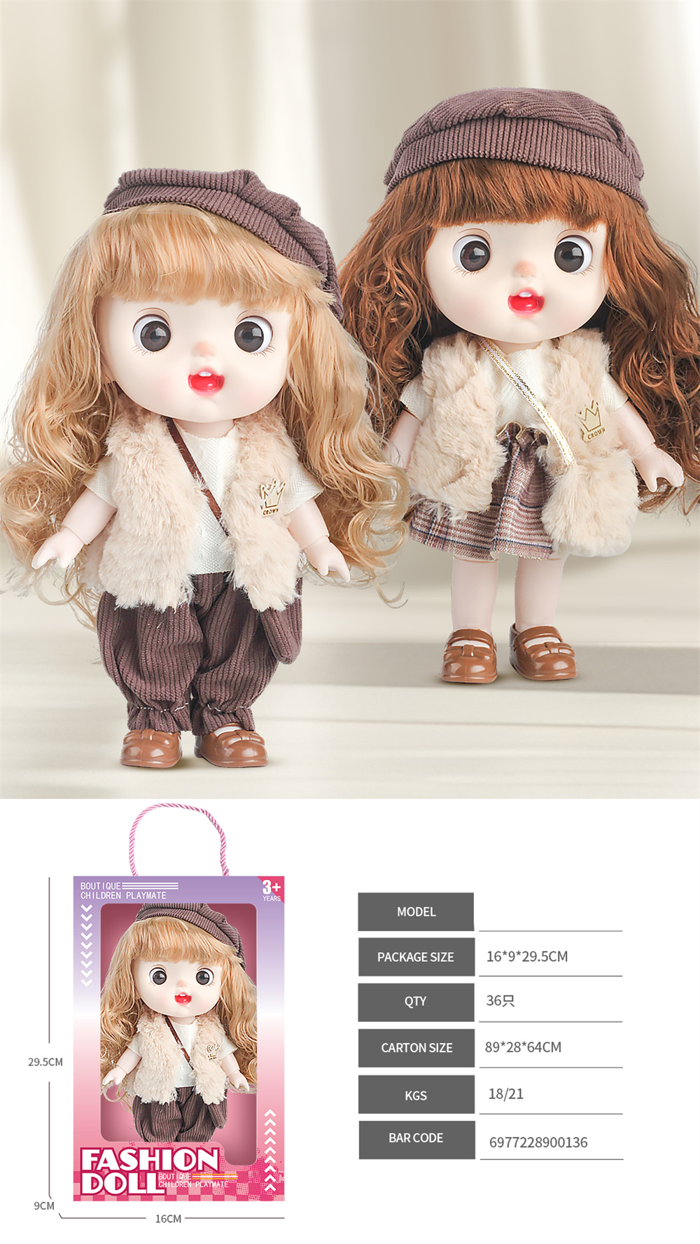 Winter Secret (8-inch) Doll Item Picture