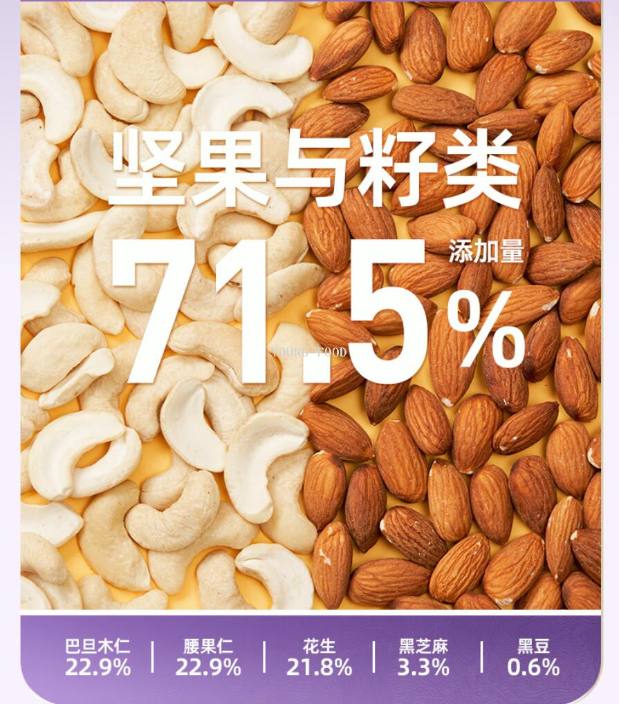 包邮黄老五低GI五黑坚果脆128g孕妈解馋健康解馋休闲零食DOLCEBON详情12