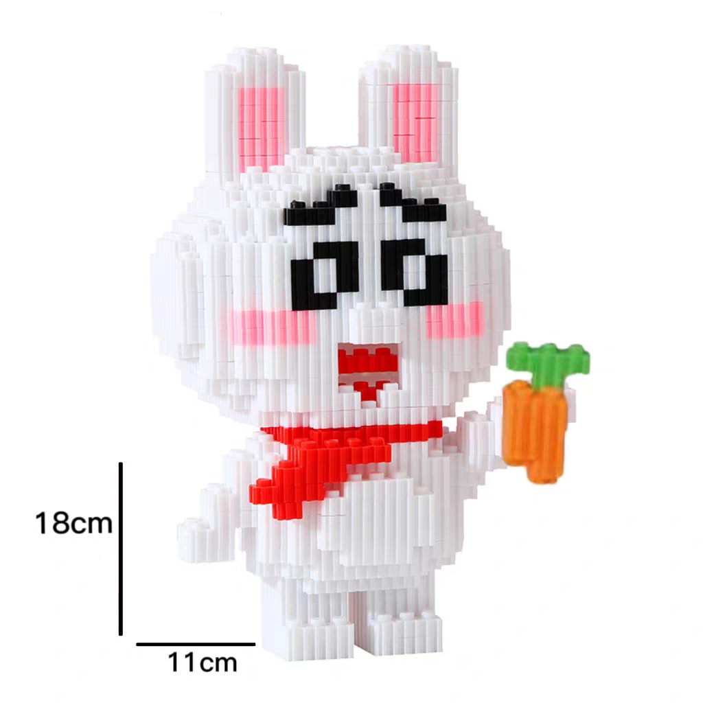 积木益智玩具  DIY动画人物拼装  科教积木套装  适合儿童创意搭建礼物赠送品详情图7
