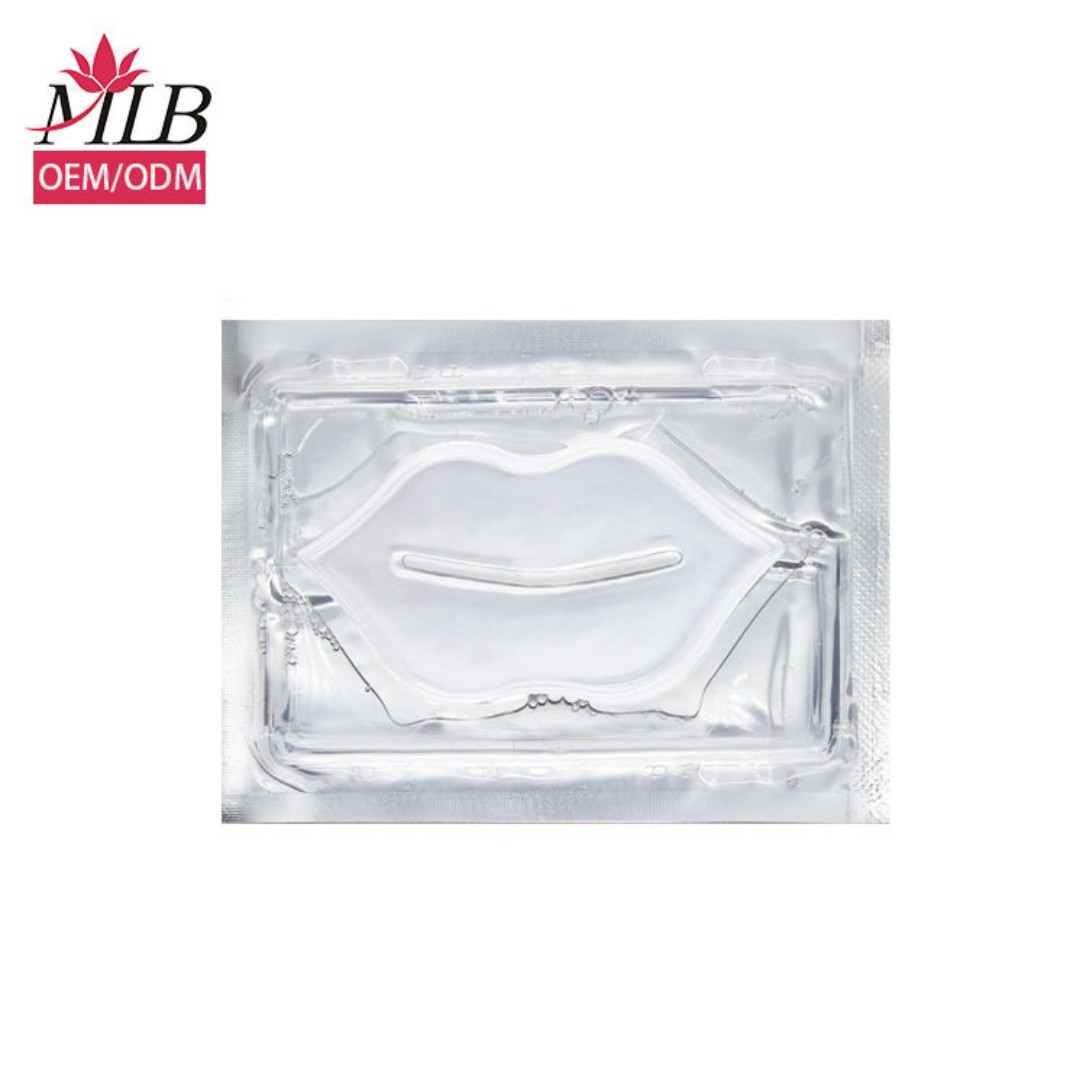 Collagen Crystal White Gel Eye and Lip Mask: 5g Aluminum Bag White Small Mouth Shape Oral Beauty Mask (Customizable)