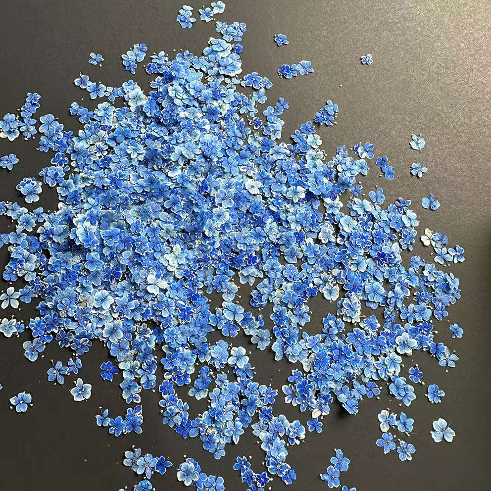 Dried flowers, preserved flowers, pressed flowers, embossed flowers, jade beads, resin, nail art, diy handicrafts, jewelry design, jewelry pendants, branch cards, scented candles, photo frames, handicrafts, Christmas and Easter accessories, asters, rose petals detail image 2