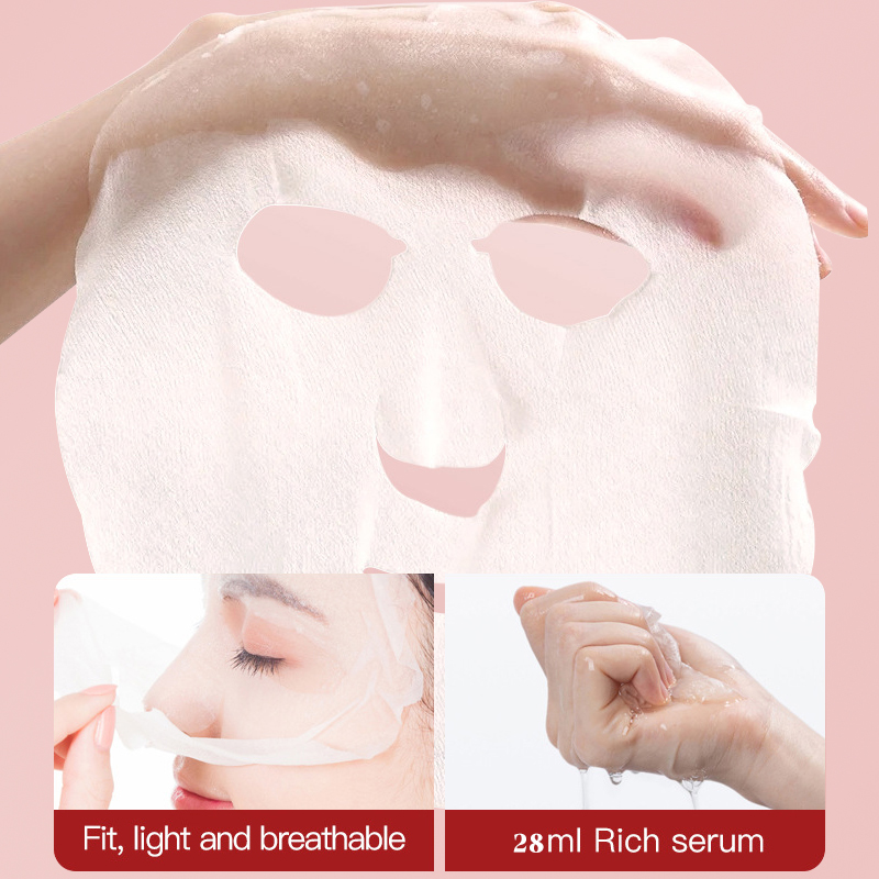 Dear she Fruit mask, Cherry Milk Box, Brightening, Moisturizing, Nourishing and Hydrating Facial mask, Cross-border foreign trade Specification drawing