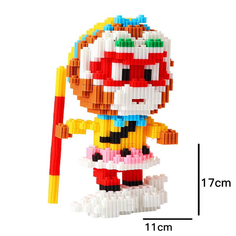 积木益智玩具  DIY动画人物拼装  科教积木套装  适合儿童创意搭建礼物赠送品详情图2