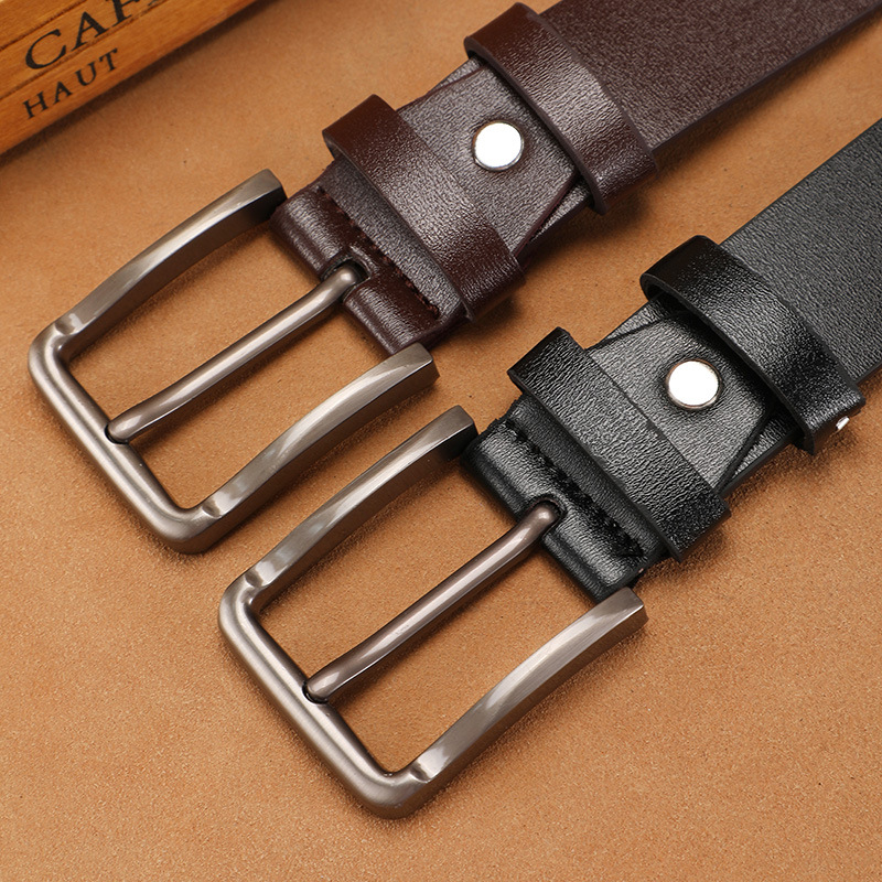 New men's foreign trade rubber injection needle buckle belt, men's fashionable casual retro cross-border belt in stock Specification drawing