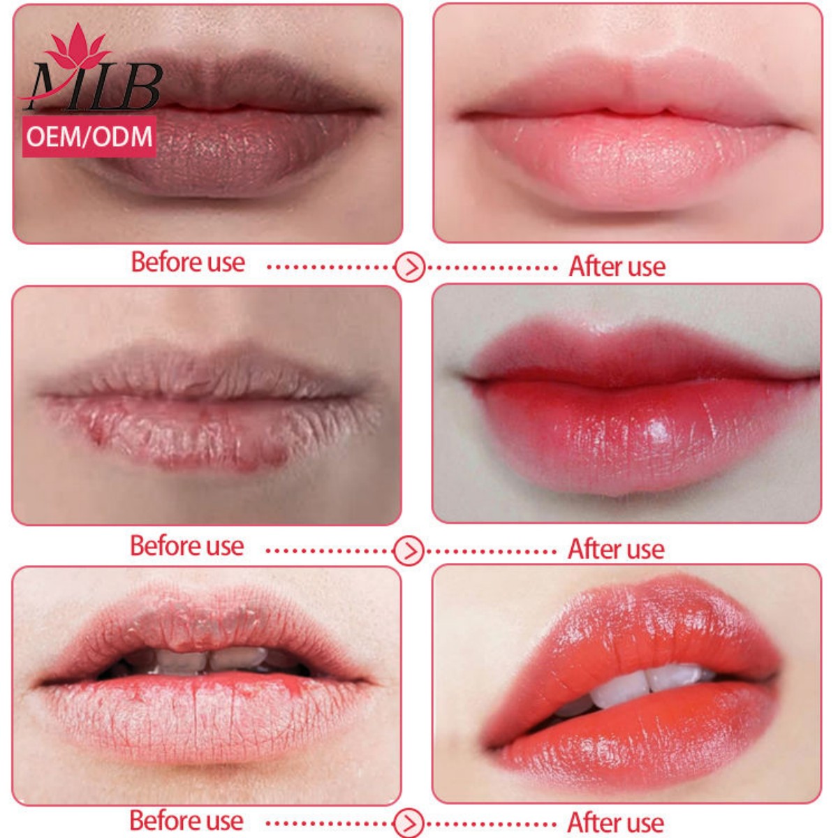 Lip Care Hydraulic Soothing Sleep Lip Mask, Cherry-shaped collagen Crystal Pink beauty Lip Mask 6g details Picture
