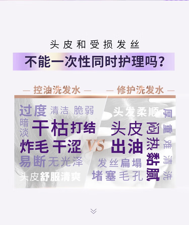 包邮！韩国进口紫吕护发乳洗发水400ml WASH AWAY THE YEARS个清详情6