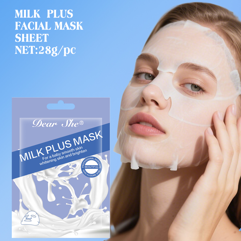 Customized all-English Dear she Milk Moisturizing Facial mask for cross-border export wholesale