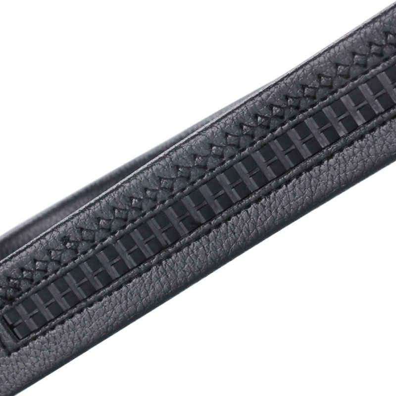 A large number of popular black sports car automatic buckle men's belt with edge straps in stock. One-stop shipping on Toutiao and Douyin Application Scenario