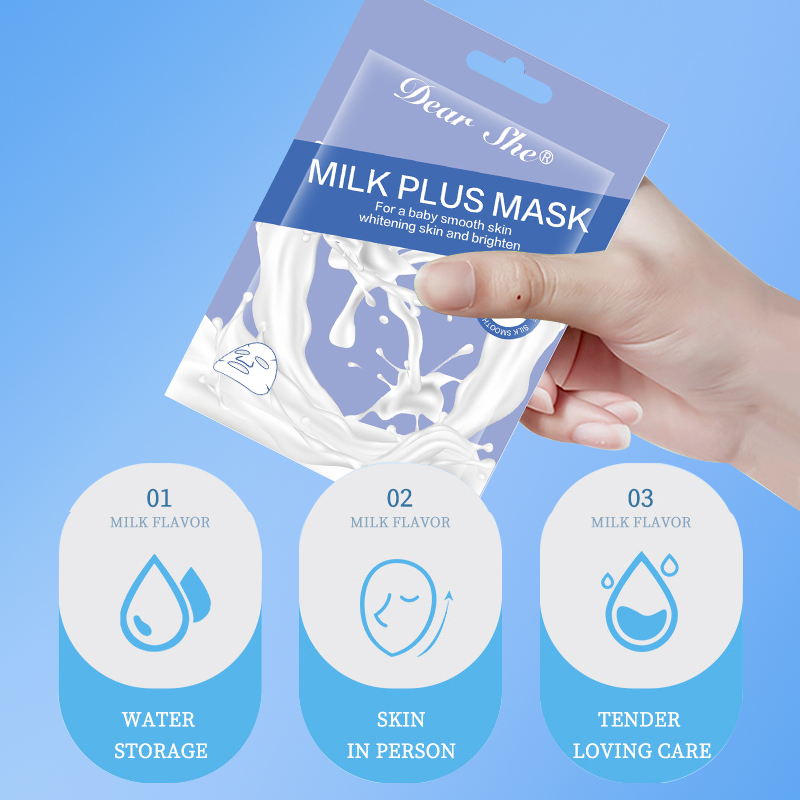 Customized all-English Dear she Milk Moisturizing Facial mask for cross-border export wholesale details Picture