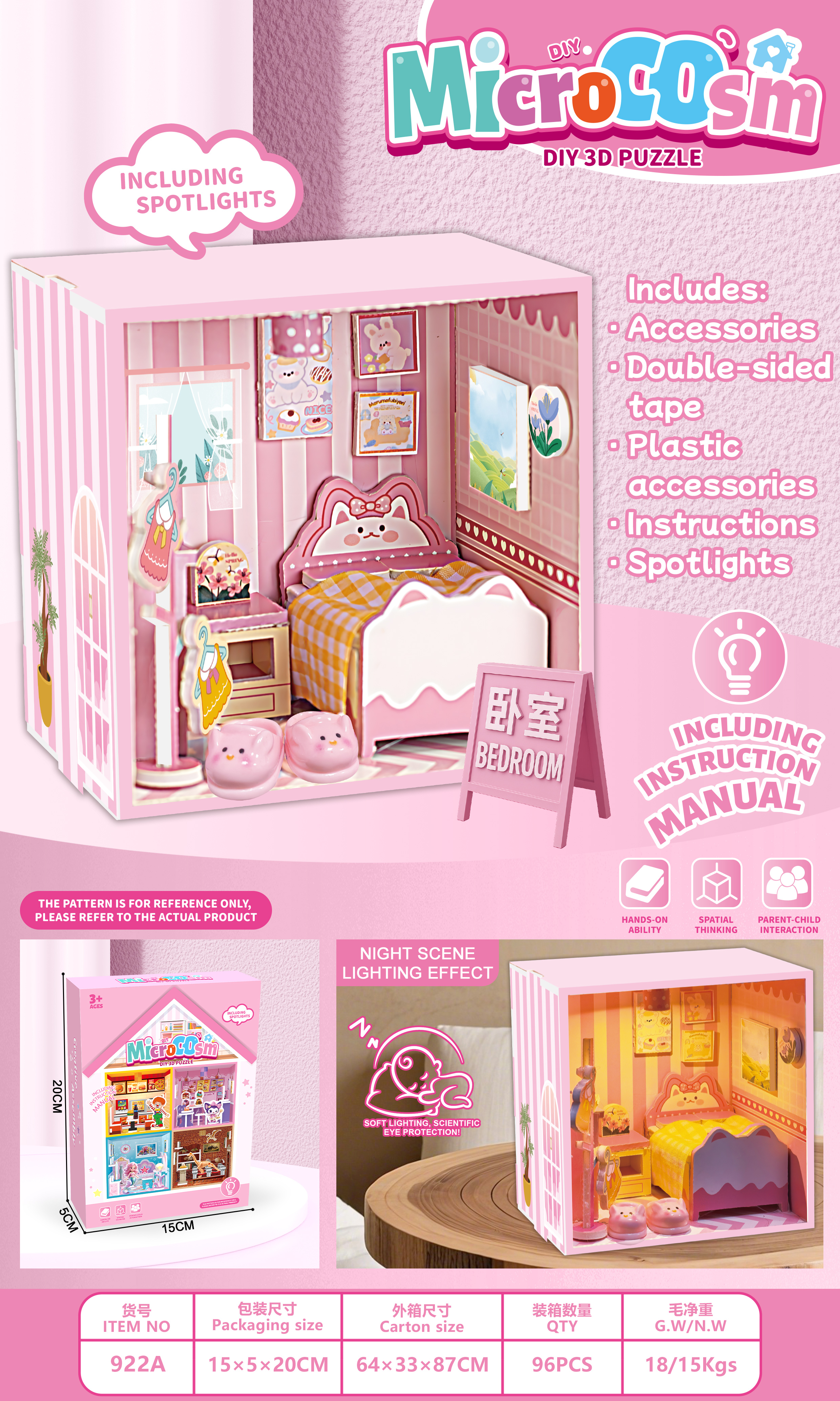 "Microscopic Little World Bedroom Lighting Series