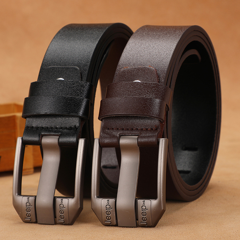 男士新款外贸灌胶针扣皮带男式 时尚休闲复古跨境裤腰带现货供应
