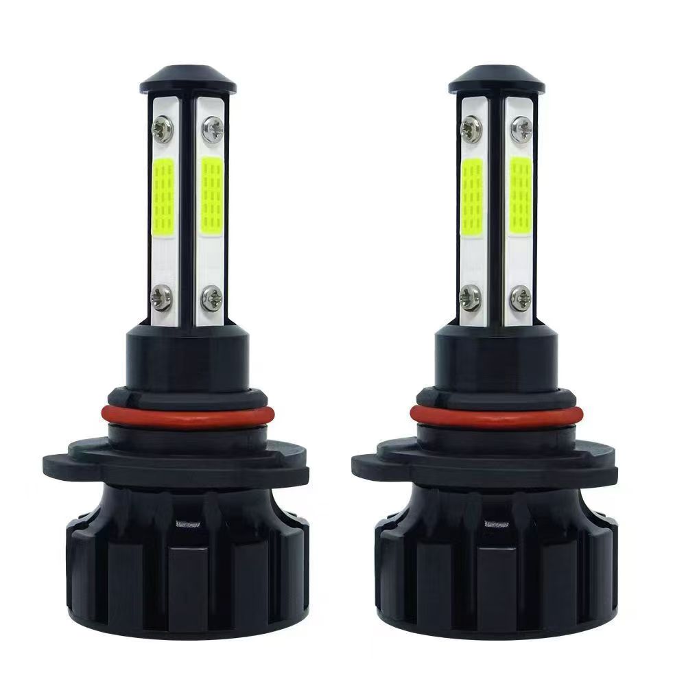 V5 automotive LED headlights 80W focused strong light source manufacturer direct shipment H4 H7 new product launch promotion full figure