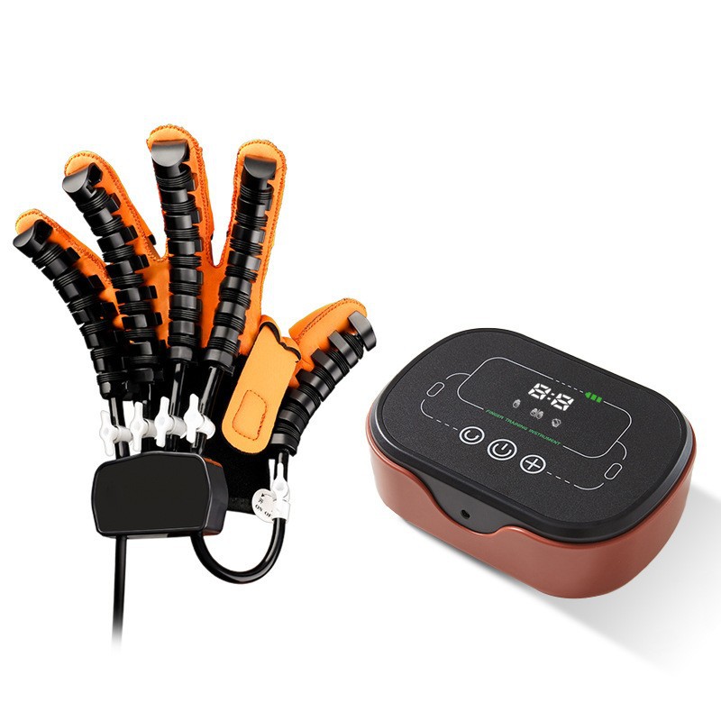 Cross-border exclusive hemiplegic intelligent robot rehabilitation gloves and equipment, hand function five-finger exercise tools, health medical care products