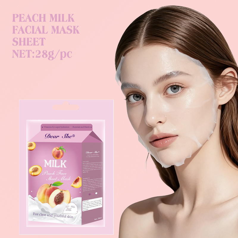 Dear she Fruit Mask, Peach Brightening Moisturizing Mask, cross-border export wholesale, customizable