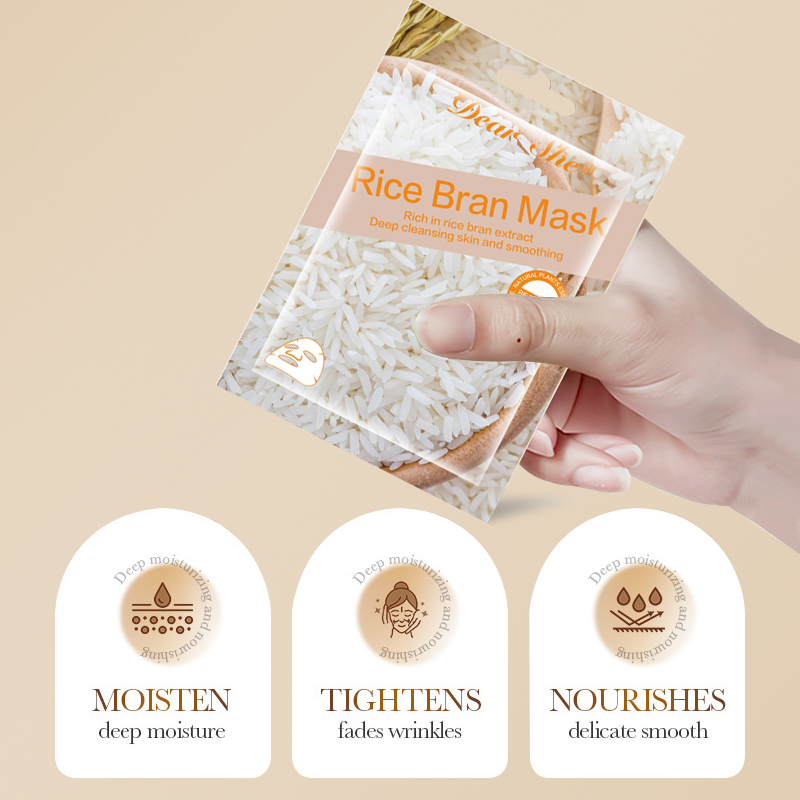 Dear she Rice Facial mask - Hydrating, Moisturizing and Nourishing Facial Mask - Cross-border Export Wholesale details Picture