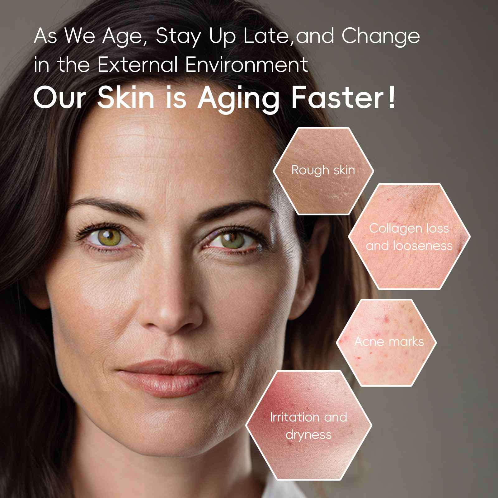 Cross-border LAIKOU Korean Snail Protein Mask 25g Sheet Mask, Export Mask in Full English stock Application Scenario