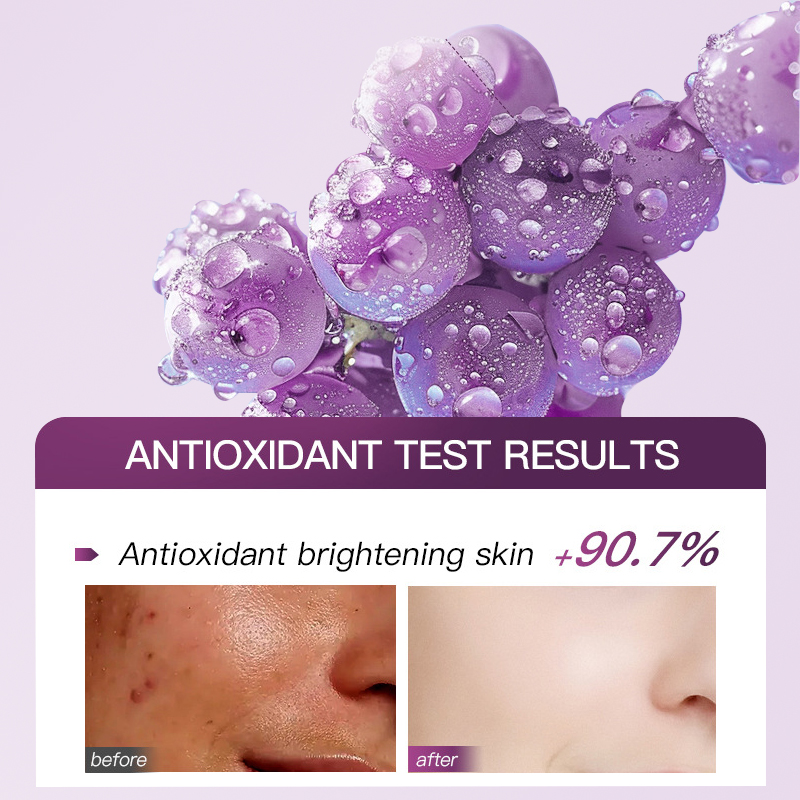 Dear she Grape Antioxidant Hydrating Facial mask Moisturizing and Softening Fruit Mask Cross-border Wholesale Customization Specification drawing